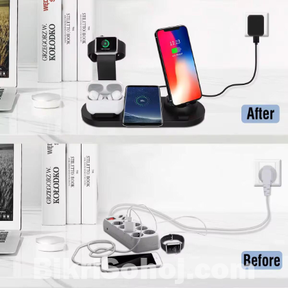 Multifunctional 6 in1 4 in 1 Wireless Charger